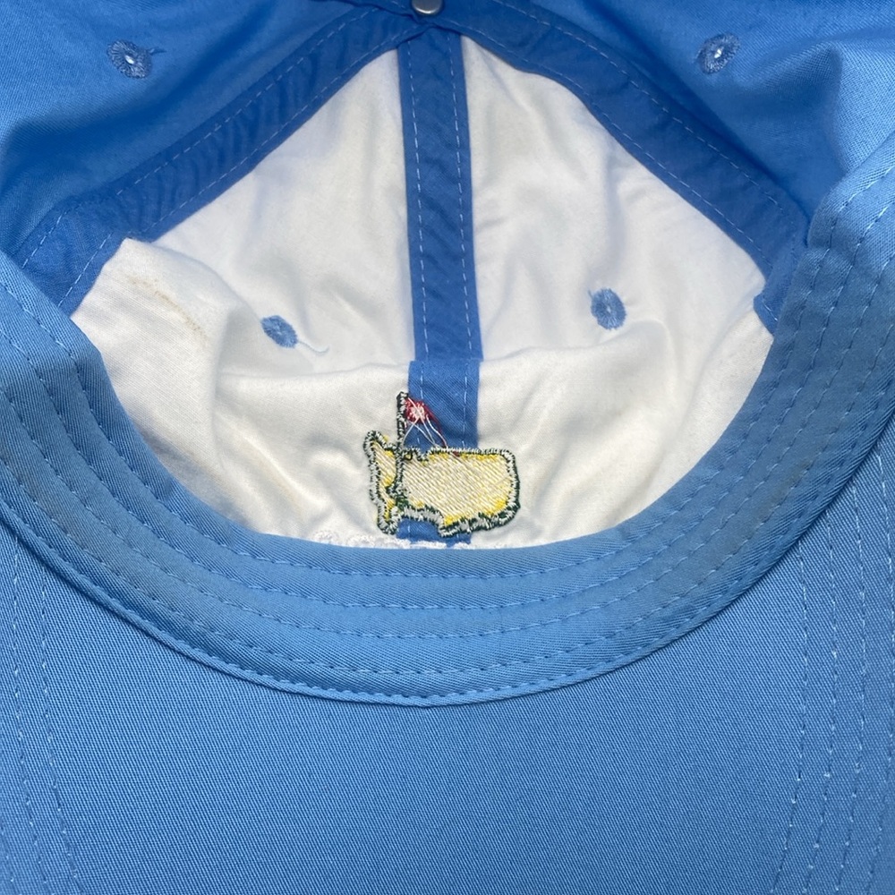 Masters Light Blue Embroidered Logo Baseball Cap - Picture 5 of 6